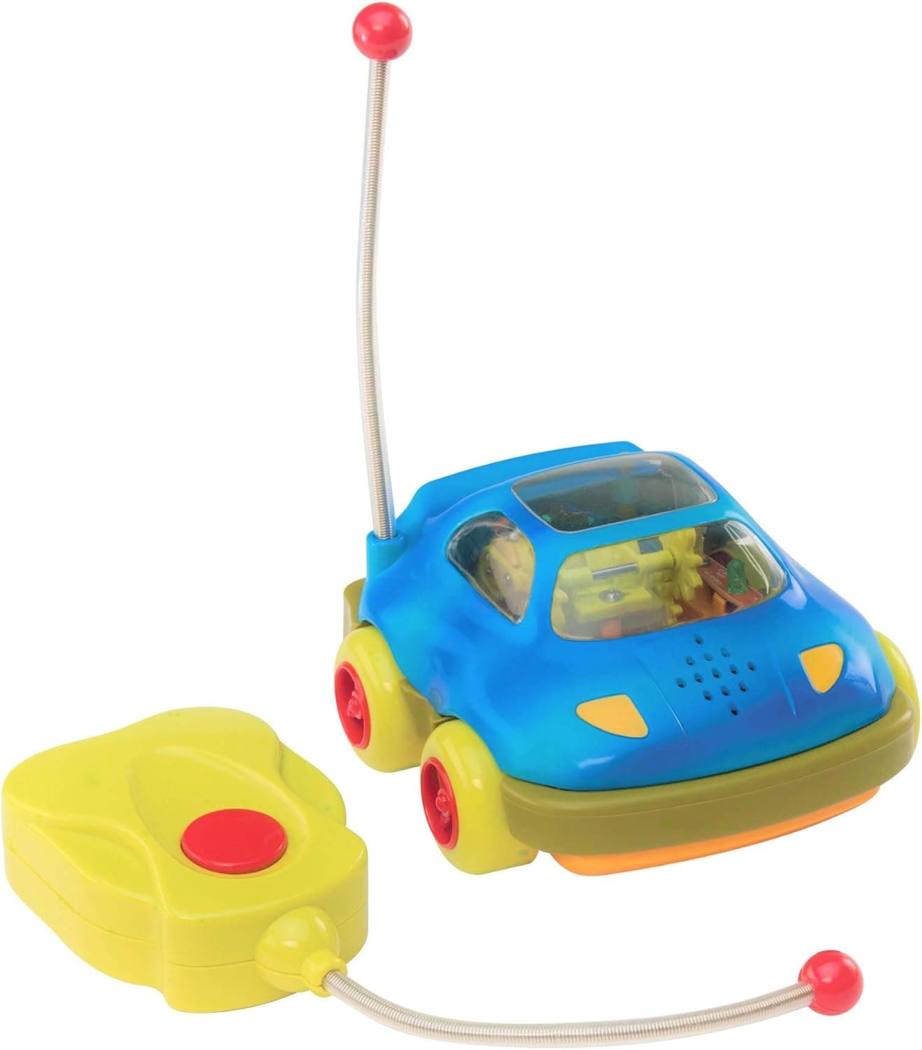 B. toys – Wheeee-Mote Control Car – One Button Remote Control Light-Up RC Toy Car for Babies and Toddlers 1 year +