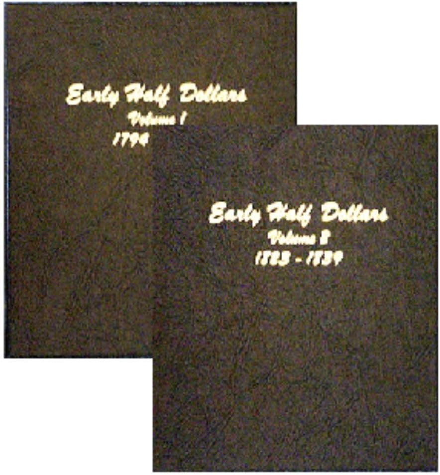 Dansco US Early Half Dollar Coin Albums 1794-1839 (2 Vol Set) #6151