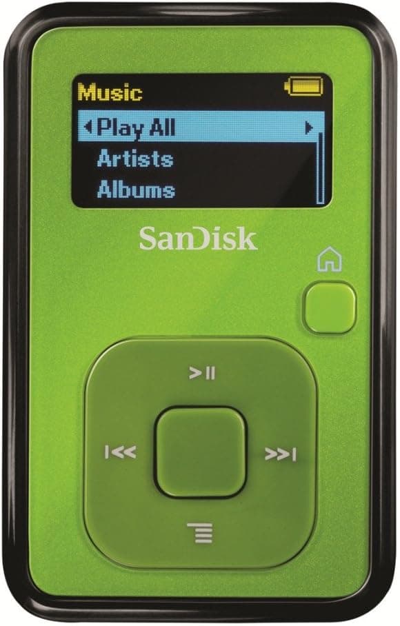SanDisk Sansa Clip 4 GB MP3 Player (Lime) (Discontinued by Manufacturer)