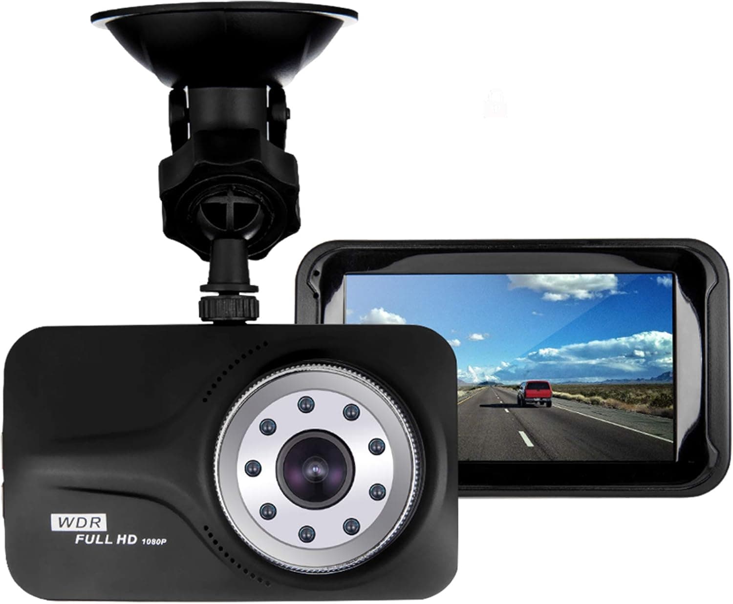 Car Camera Dash Camera for Cars - 3" 1296P 170°Wide Angle Dash Cam by Aiworth Built-in G-Sensor,Night Vision,ADAS System,Forward Collision Warning,Parking Notice,Loop Recording Dashboard Drive Record