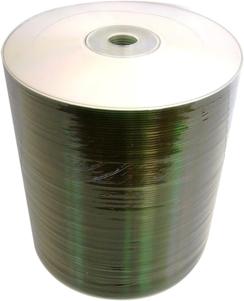 AEC Group 80min/700MB Silver Shiny Surface CD with Shrink Wrap, Pack of 100