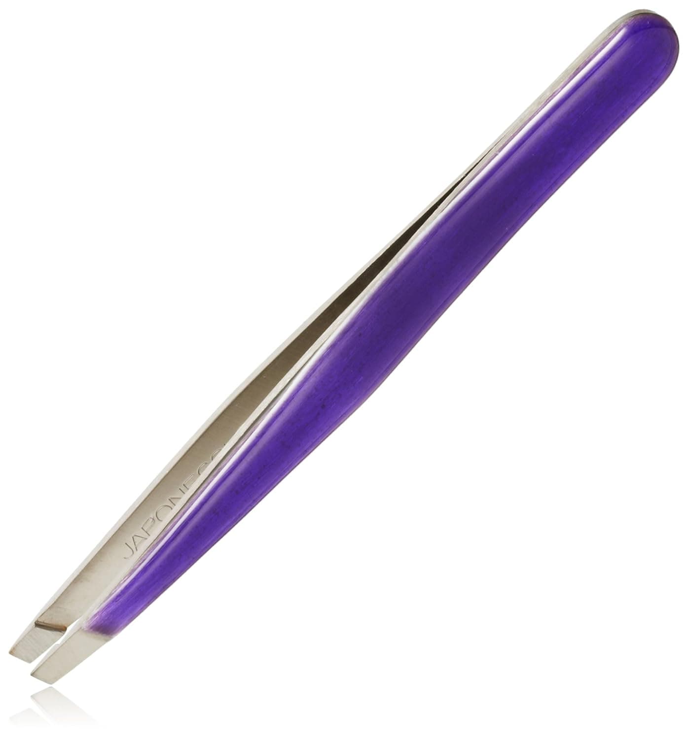 JAPONESQUE Artisan Slant Tip Tweezers, Purple