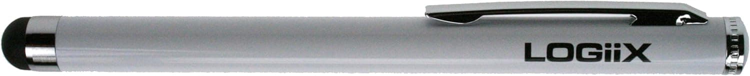 Logiix 10322 Stylus Pro for iPad, iPad 2, iPhone or iPod Touch - White