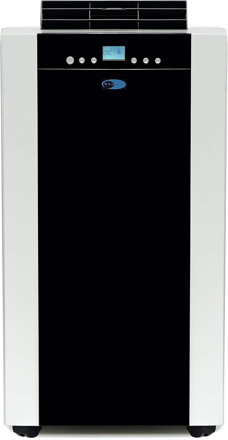 Whynter ARC-14S 14,000 BTU Dual Hose Portable Air Conditioner with Dehumidifier and Fan for Rooms Up to 500 Square Feet, Includes Activated Carbon Filter & Storage Bag, Platinum/Black, AC Unit Only