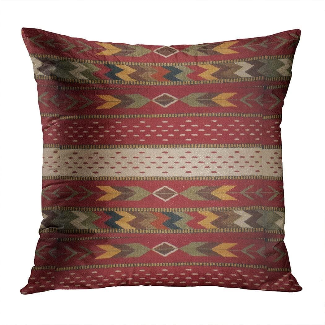 Suklly Romantic South Western Style Fabric Hidden Zipper Home Sofa Decorative Throw Pillow Cover Cushion Case Square 26x26 Inch Design Printed Pillowcase