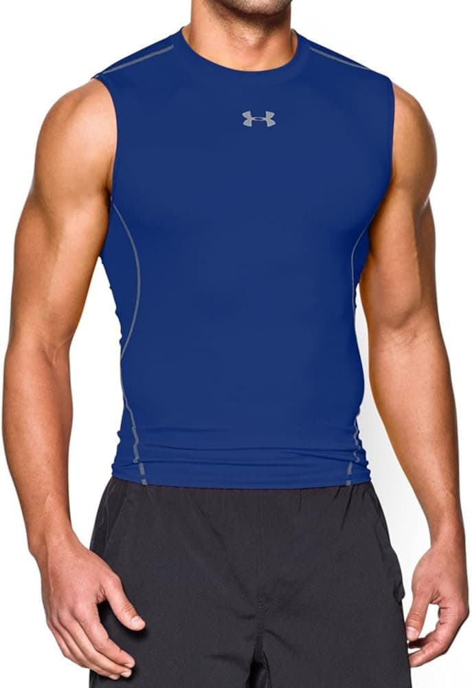 Under Armour Men's HeatGear Armour Sleeveless Compression T-shirt