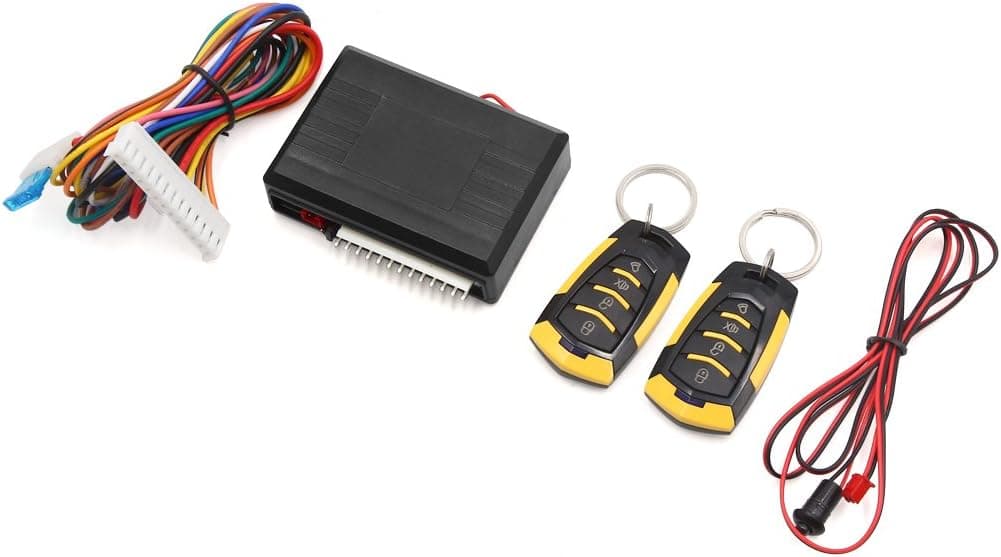 uxcell 12V Automobile Car Central Door Locking Keyless Entry System w Remote Control