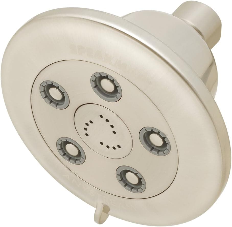 Speakman S-3011-BN-E2 Chelsea Anystream Adjustable 2.0 GPM Shower Head, Brushed Nickel, 2