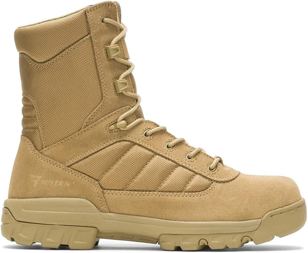 Bates Men's 8" Ultralite Tactical Sport Side Zip Military Boot