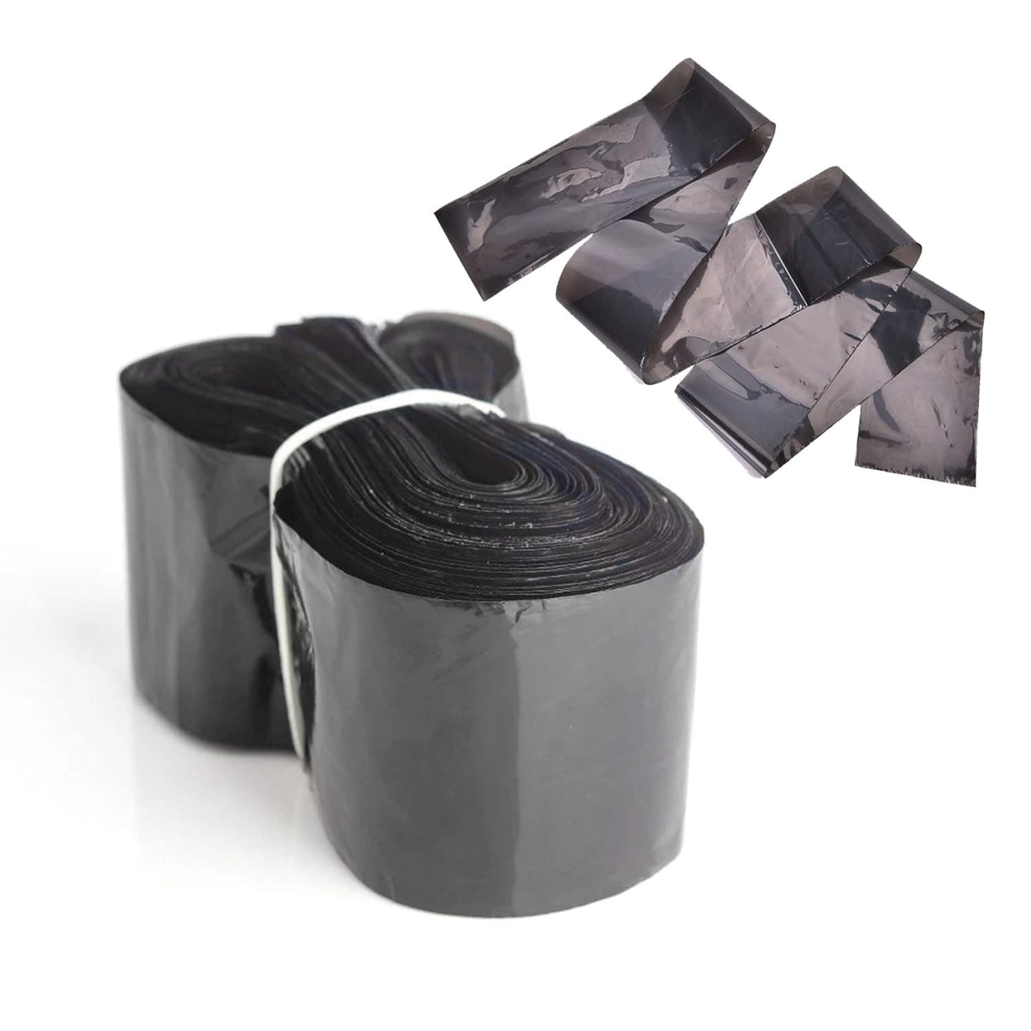 SOTICA Clip Cord Covers, 125pcs Disposable Clip Cord Bags Cartridge Sleeves Bags Pen Type Covers Bags for Clip Cord and Machine Pen(black)