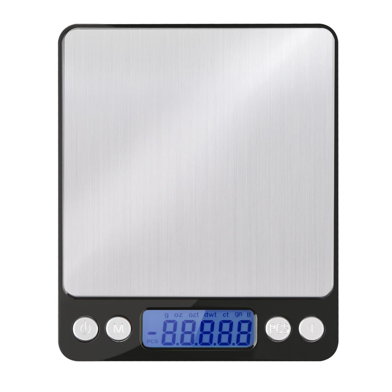Erayco 0.001oz/0.01g 500g Digital Pro Pocket Scale with Back-Lit LCD Display Stainless Steel Black