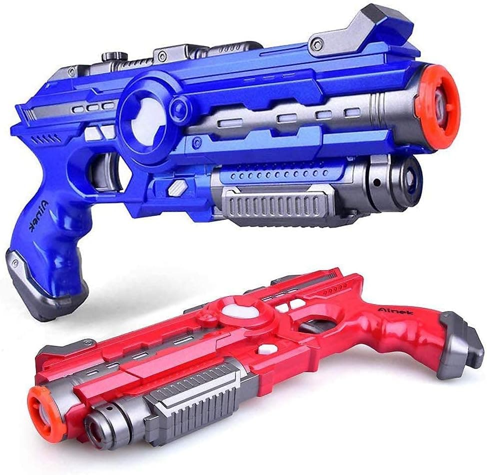 Ainek Laser Tag - Adults & Kids Laser Tag Gun Set of 2 - Multi Player Laser Tag Set for Teenager Boys Girls (Call of Warrior)
