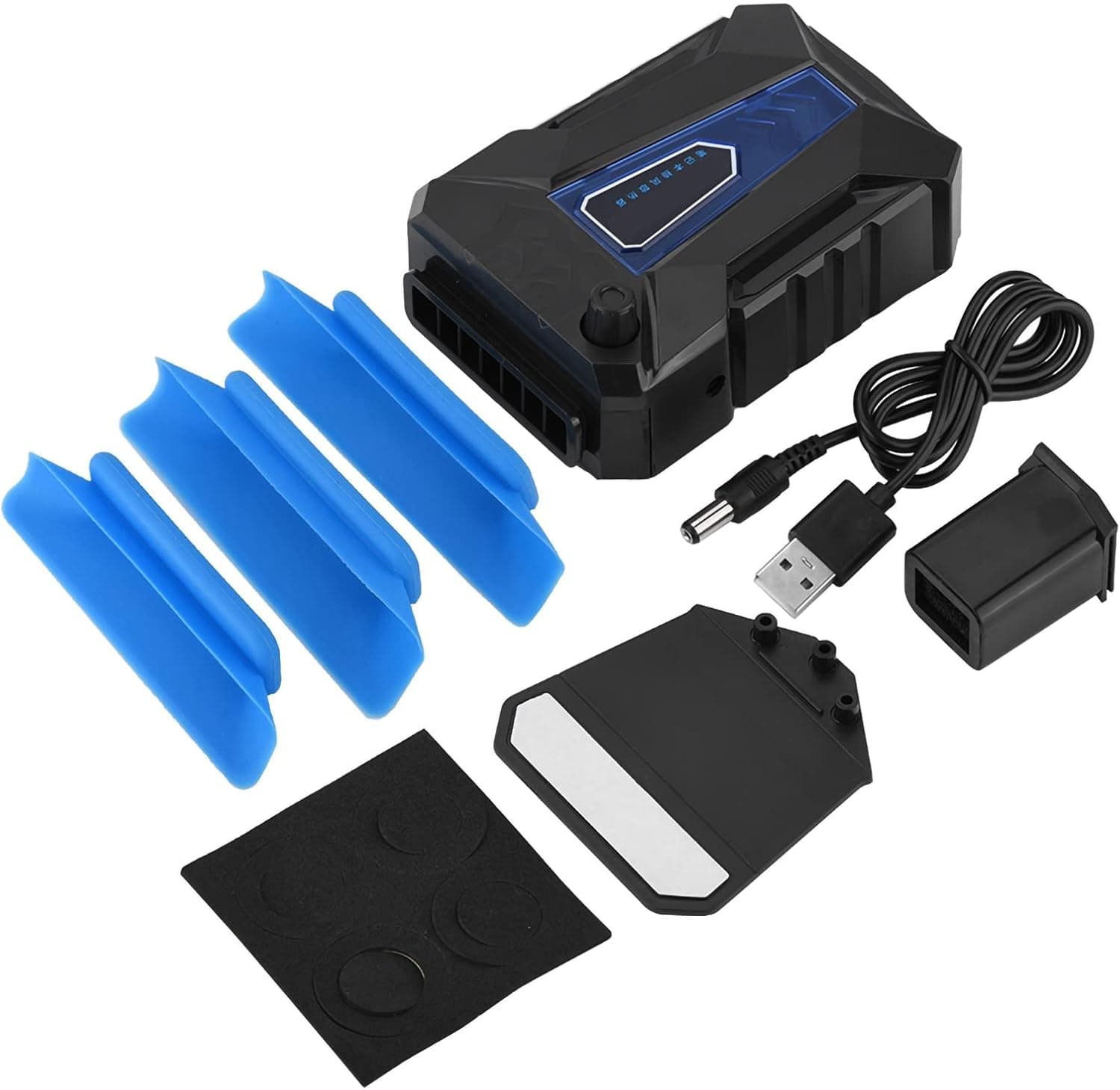 Laptop Fan Cooler, External Gaming Cooler, Innovative Portable Cooling Design Over Speed Motor 2000 4100RPM Air Extracting USB Cooler Laptop Cooling Fan