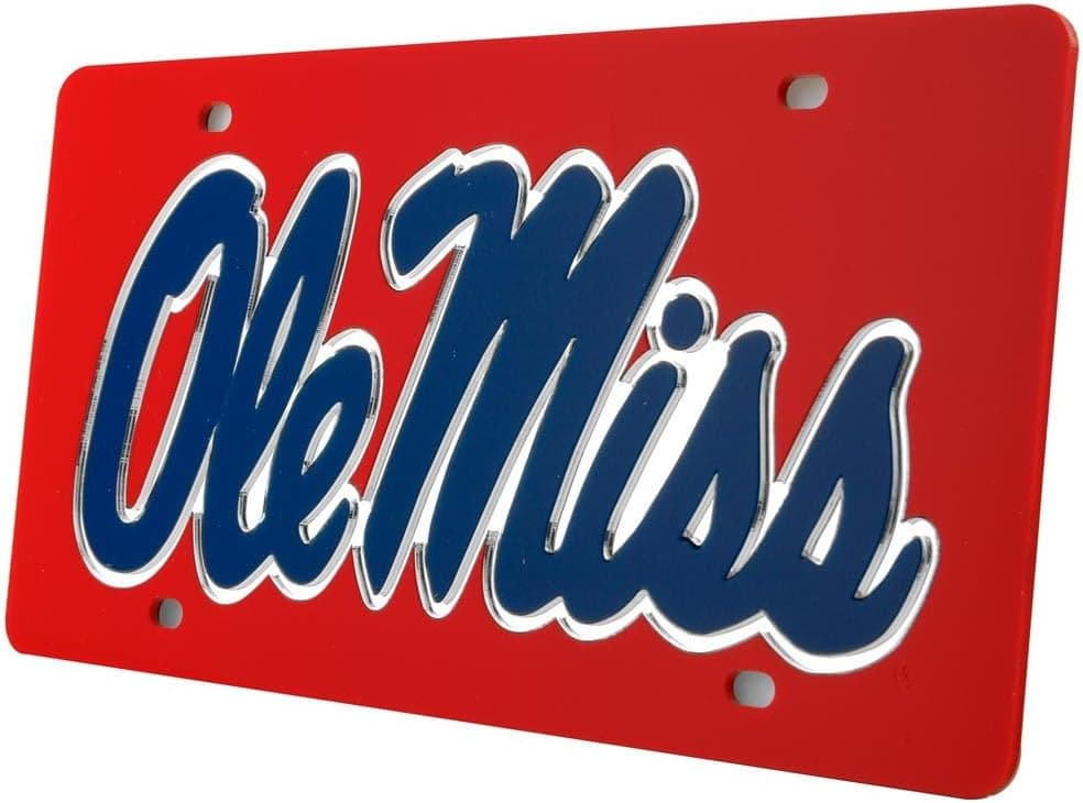 WinCraft Mississippi, University of S02501 Acrylic Classic License Plates