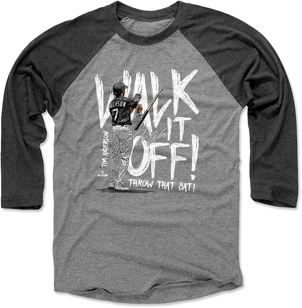 Tim Anderson 3/4 Sleeve Raglan T-Shirt - Tim Anderson Walk Off