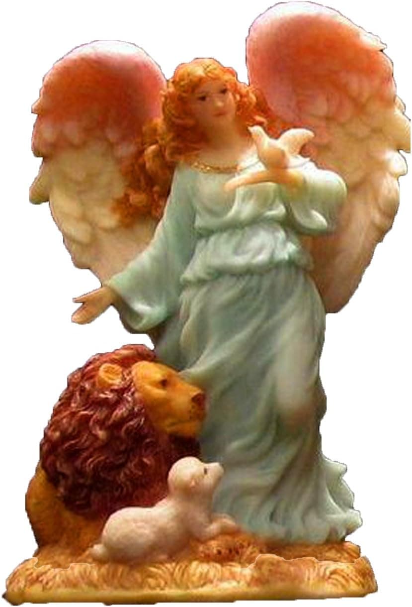 Seraphim Classics Angel - Serena "Angel of Peace" Lion & Lamb #74106 Collectable Figurine By Roman