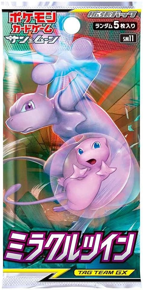 ポケモン (1pack) Pokemon Card Game Sun & Moon Miracle Twin Japanese.ver (5 Cards Included)