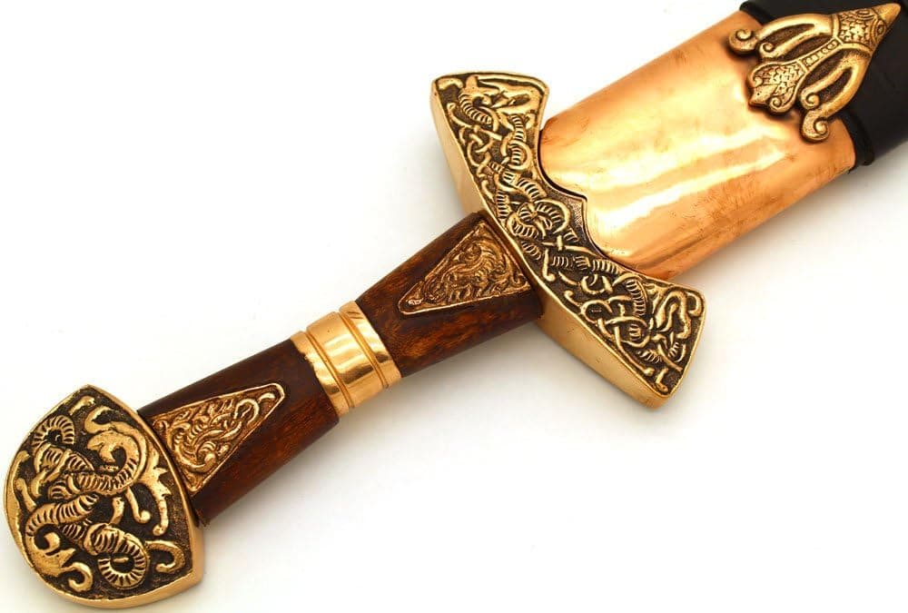 Medieval Warrior 9th Century Viking Handmade Handforged Heavy Duty Real Sword Comes with Scabbard