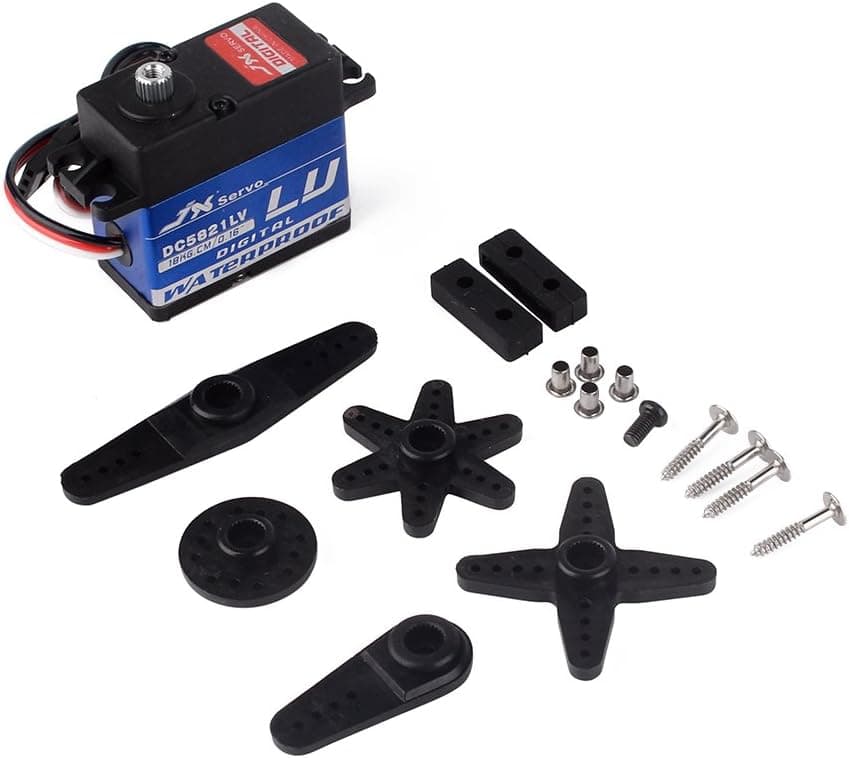 INJORA Waterproof Metal Gear JX DC5821LV 20KG Large Torque Digital Coreless Servo for RC Car Crawler TRX-4 SCX10 D90 RC Boat RC Model