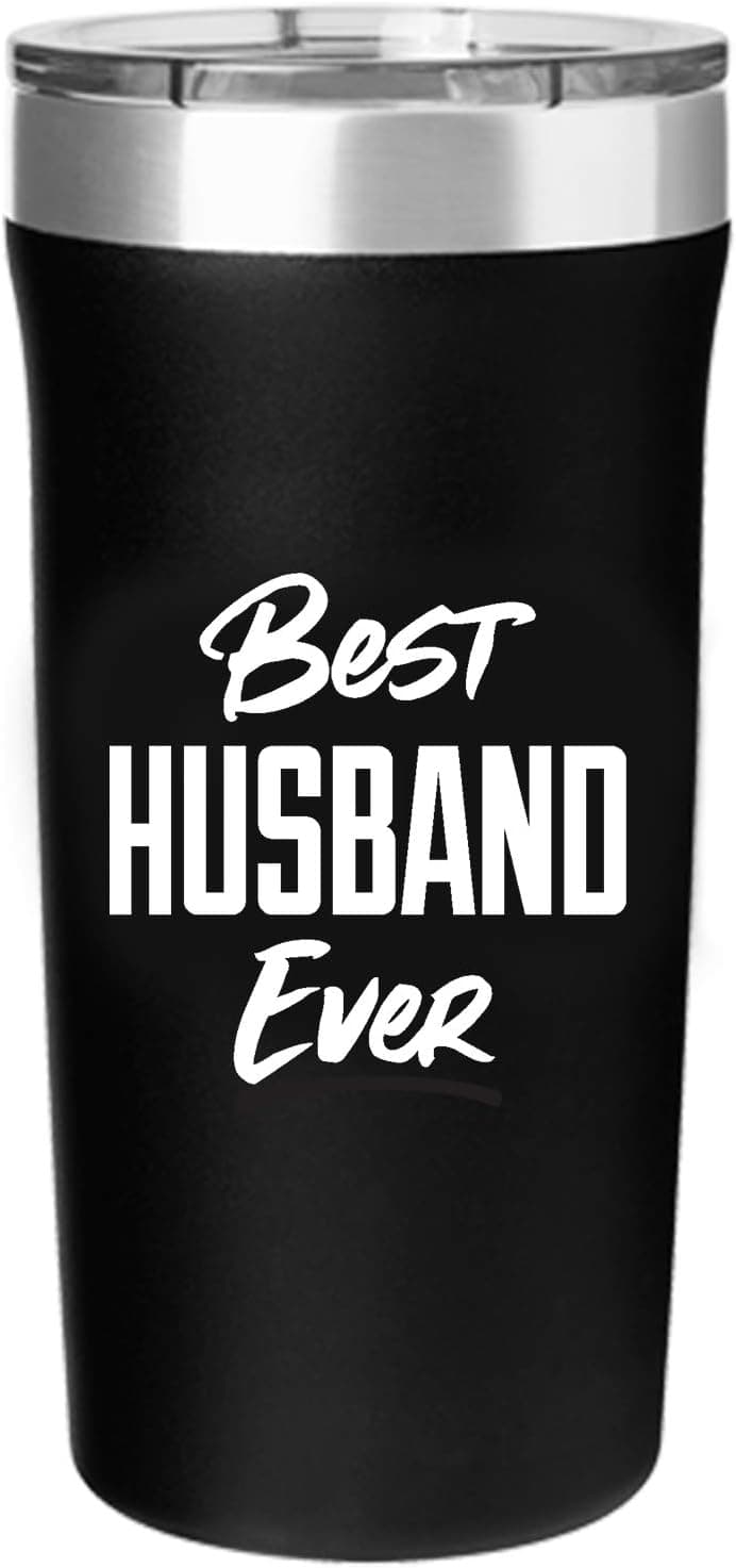 Best Husband Ever - 18 oz Stainless Steel Insulated Tumbler - Husband Birthday Gift | Christmas | Father's Day