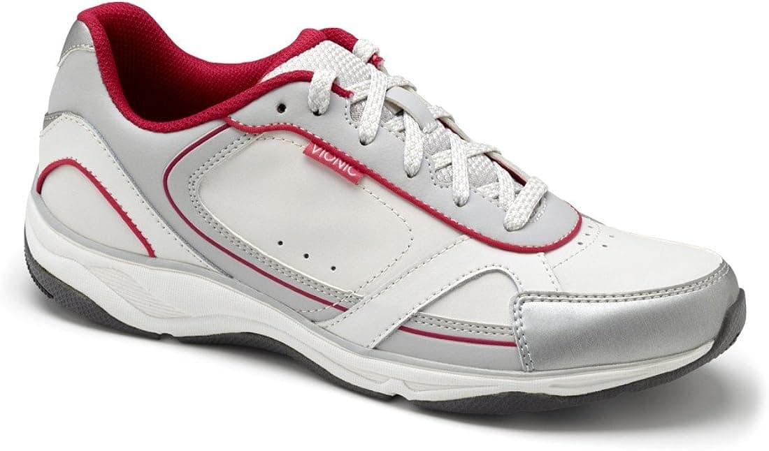 Orthaheel Vionic Zen - Womens Walking Shoes White/Pink - 9 Medium