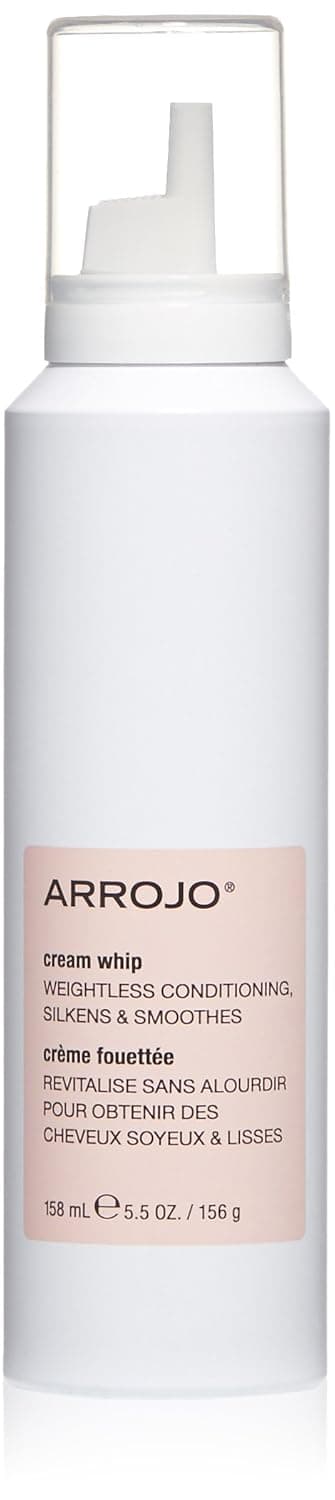 ARROJO Cream Whip: Hair Styling Cream for Wavy or Dry Hair - Hair Styling Products for Weightless Conditioning - Sulfate & Sodium-Chloride Free, Antioxidant, Moisturizing Wavy Hair Cream, 5.5 Fl Oz