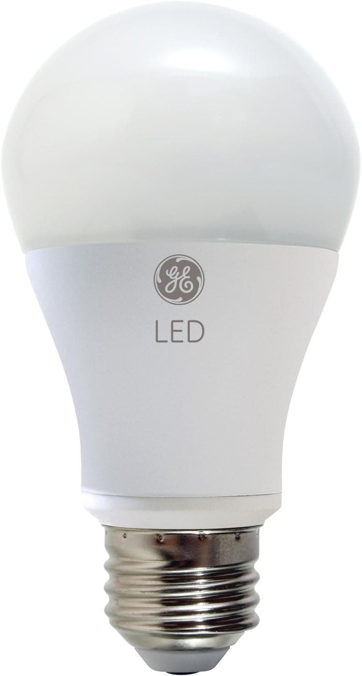 GE Lighting 14194 Energy-Smart LED 7-watt, 470-Lumen A19 Bulb with Medium Base, Soft White, 1-Pack