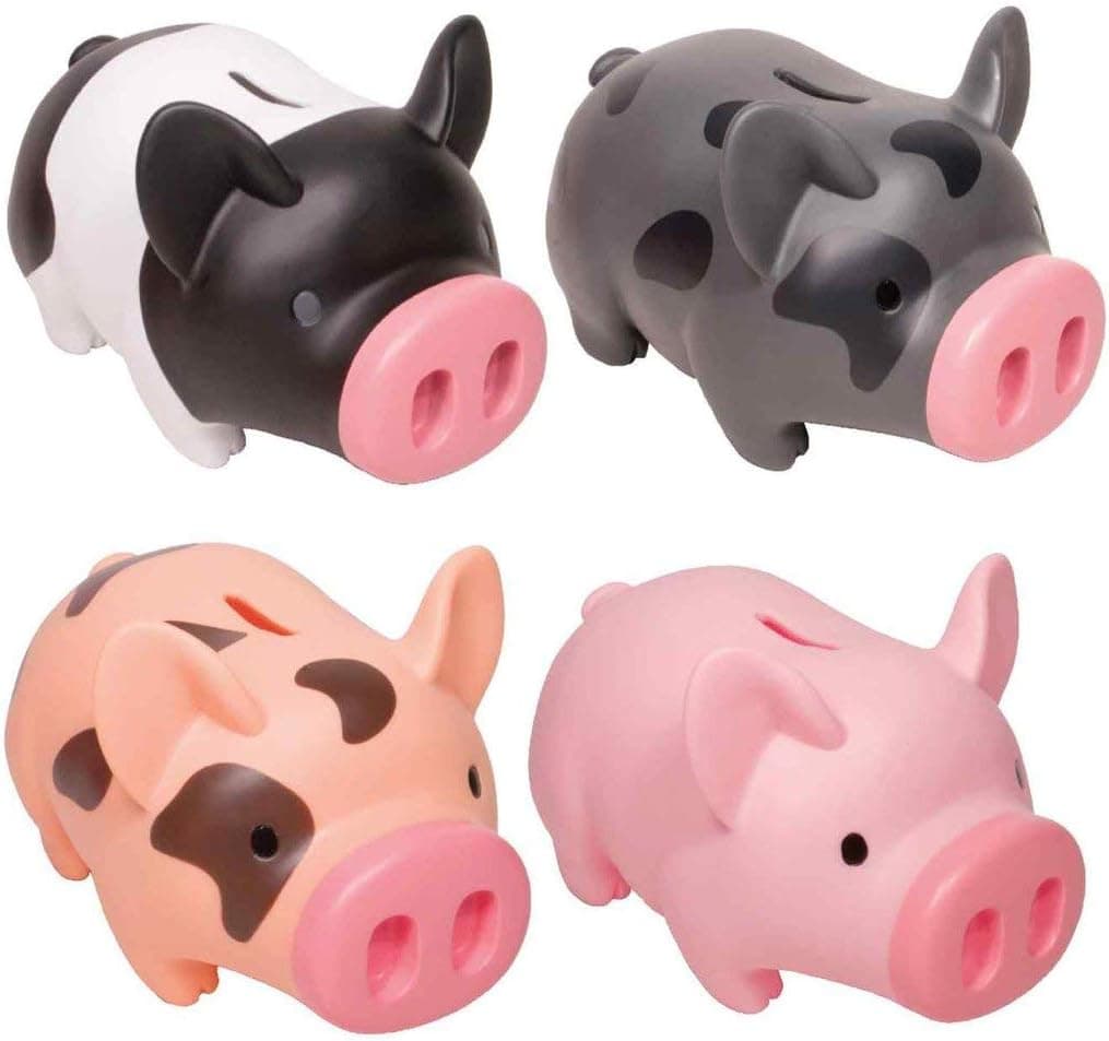 Piglet Money Banks - Streamline - Colors May Vary