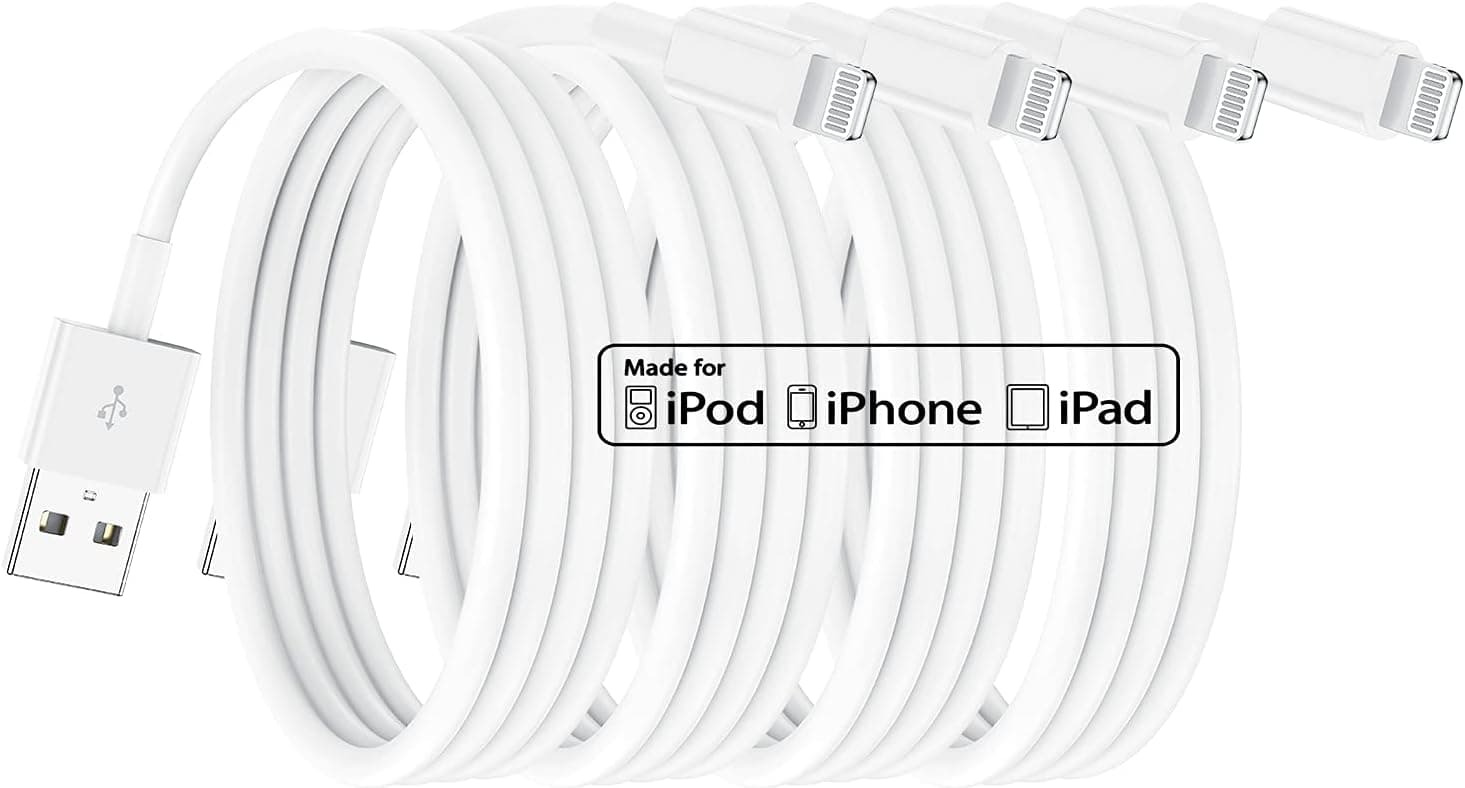 4 Pack Apple MFi Certified iPhone Charger 10ft, Lightning Cable 10 Feet Fast iPhone Charging Cord for Apple iPhone12/12mini/iPhone 11/11 Pro/11 Pro Max/X/XS/XR/XS Max /8/8 Plus iPad Airpods