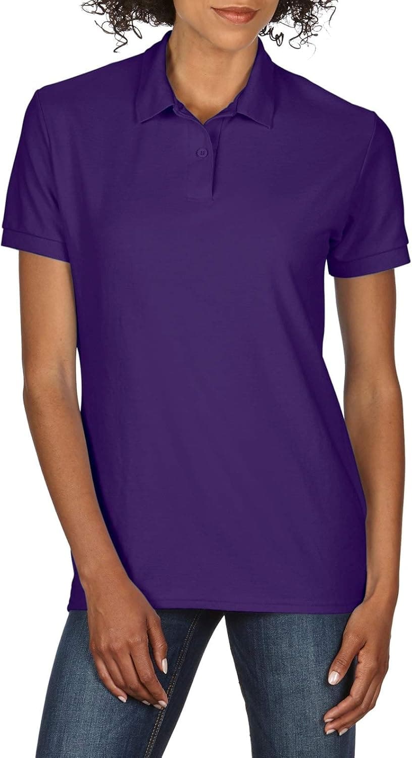 Gildan Womens DryBlend 6.3 oz. Double Piqu? Sport Shirt (G728L) -Purple -XL