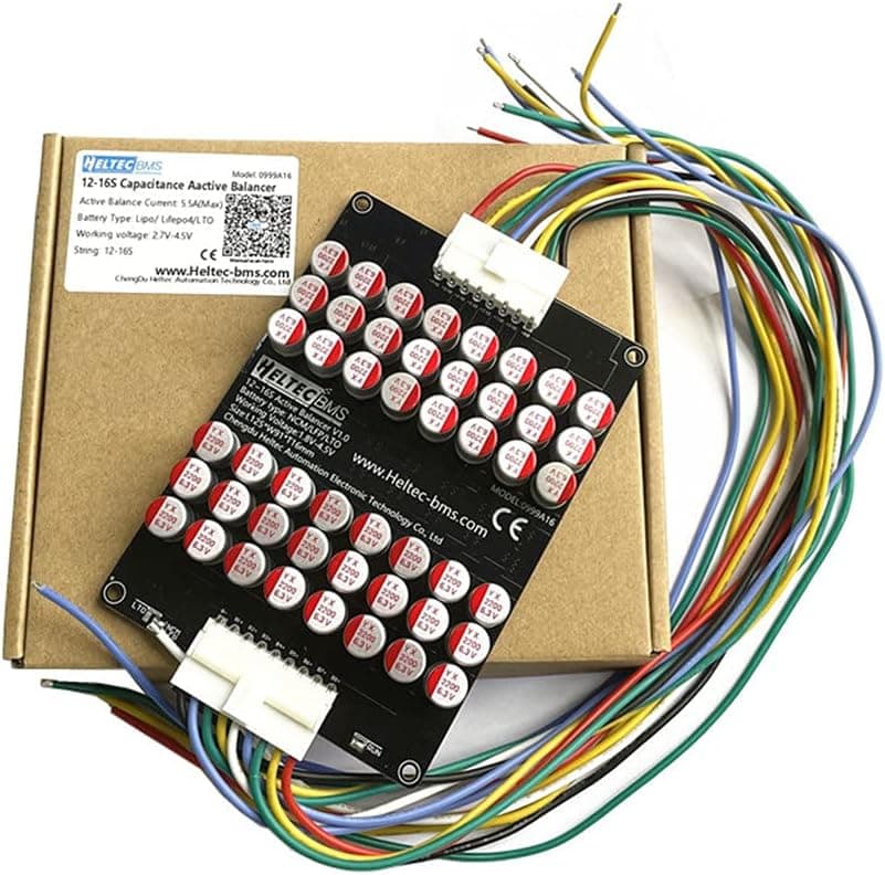 Heltec 16S 5A Capacitor Active Equalizer Balancer Lifepo4 Lithium Lipo/Titanate LTO for Battery Group Balancer 12S 13S 15S