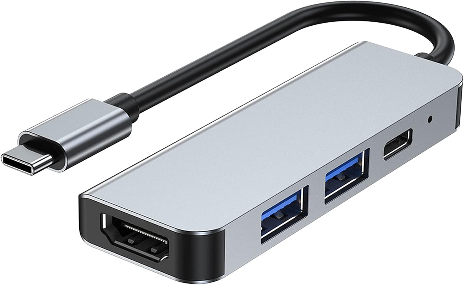 USB C to HDMI Multiport Adapter, Thunderbolt 3/4 Hub Dock & USB-C to USB 3.0 Converter & Supports Charger Cable.
