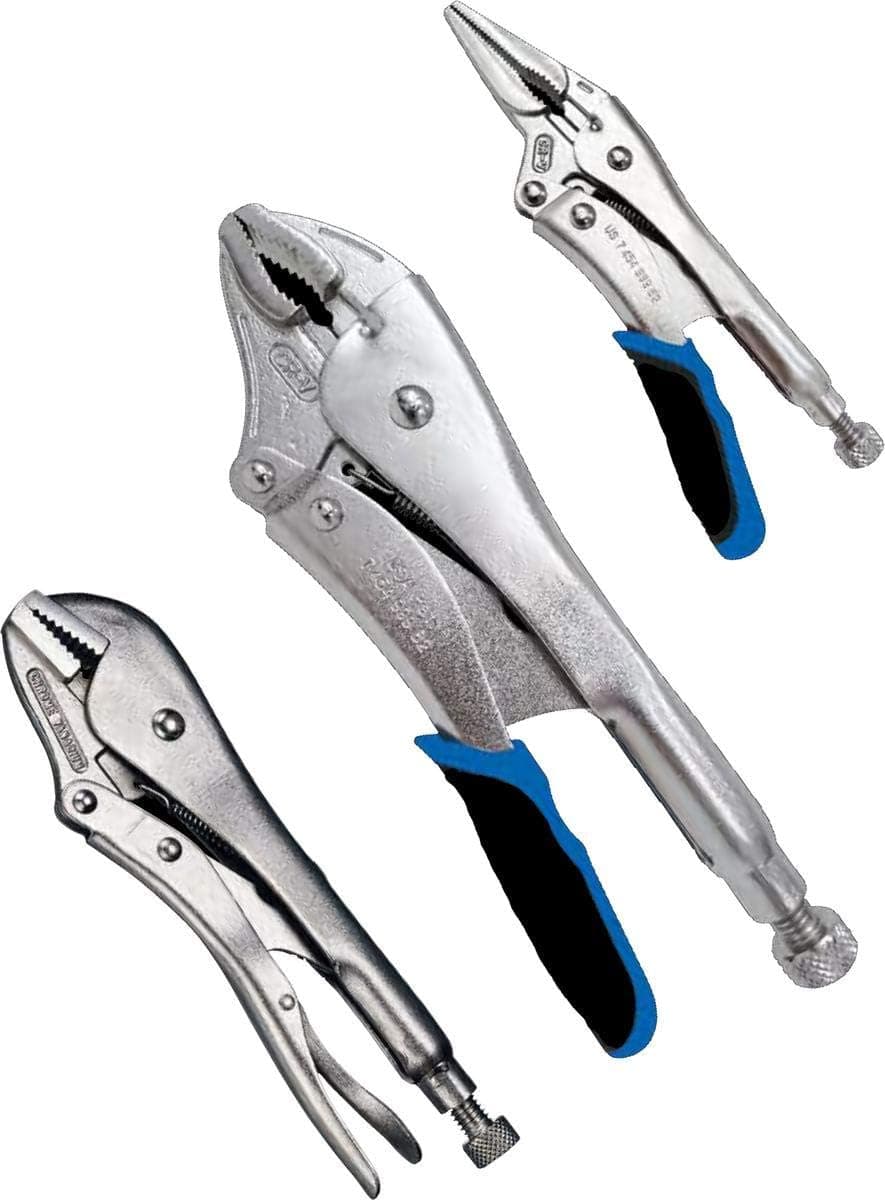 arca - Easy Release Curved Jaws Locking Pliers with High frequency heat treatment - 10-Inch