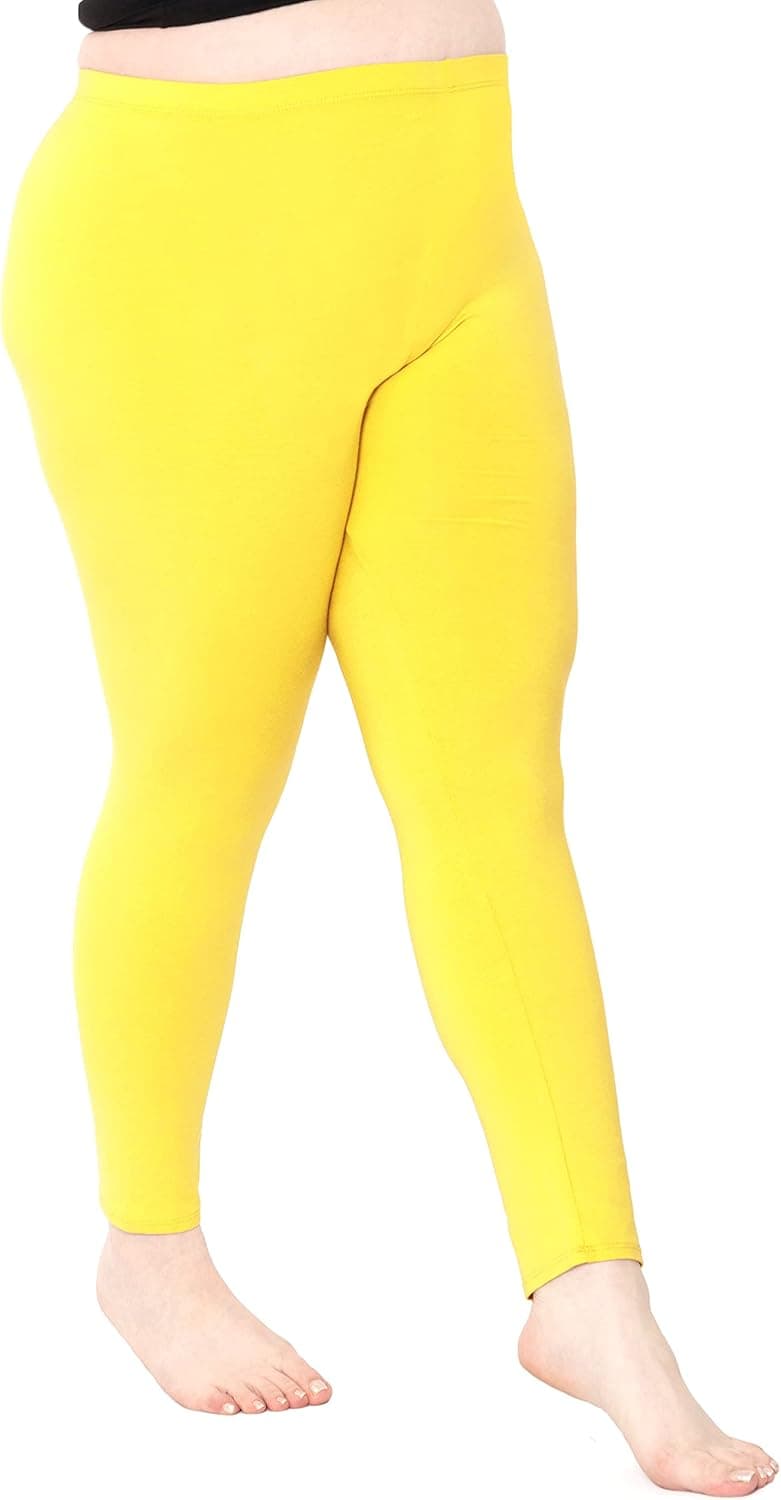 Women's Oh So Soft PS Leggings Yellow 2X