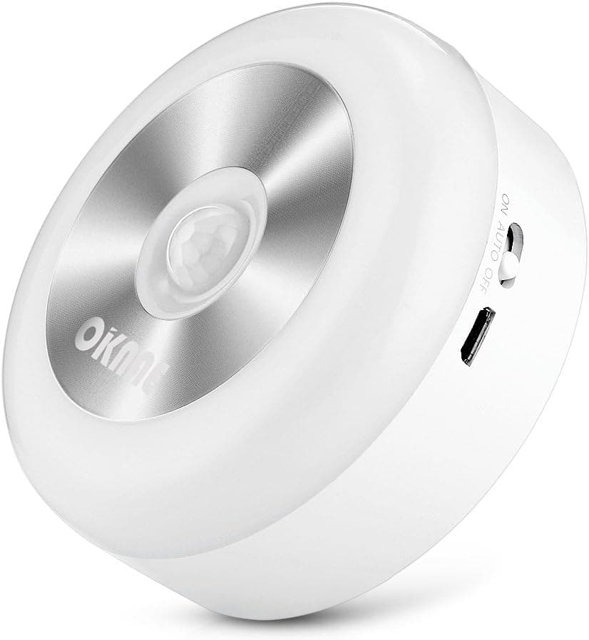LED Night Light, OKNAE Automatic Wall Lights with Dusk to Dawn Photocell Sensor, Night Lamp Lighting for Babyroom, Kids, Children's Room, Nurseries, Stair, Hallway, etc-Warm White,2-Pack (White)