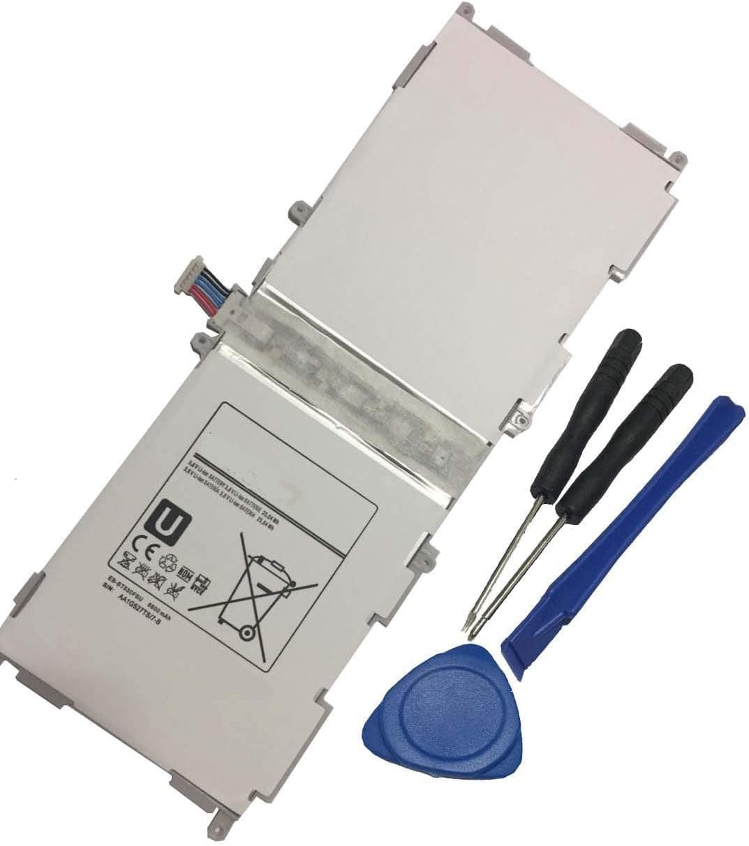 Toopower New 3.8V 6800mAh Replacement Tablet Battery for Samsung Galaxy Tab 4 10.1 SM-T530NU T530 T531 T535 T537 P5220 EB-BT530FBU EB-BT530FBC EB-BT530FBE with Opening Tool Kits