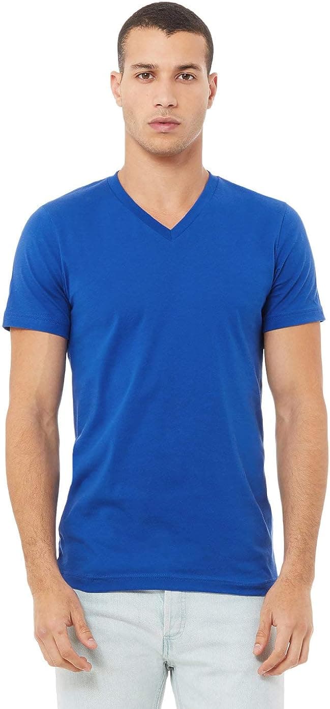 Bella Canvas Men's Jersey S/S V-Neck Tee