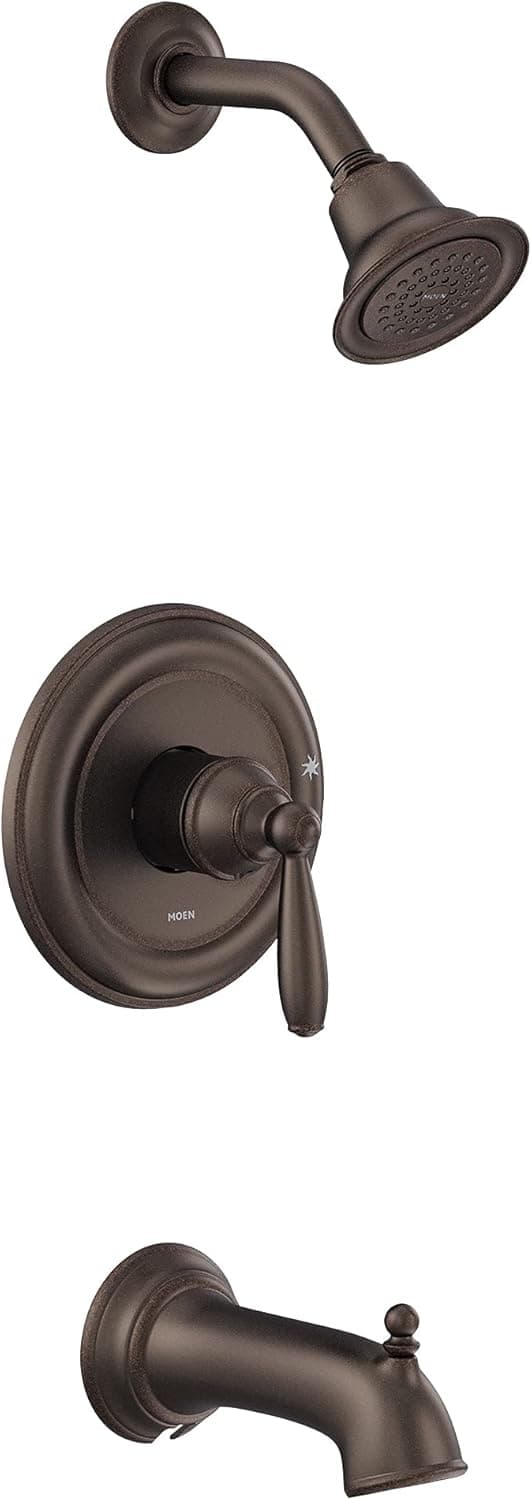 Moen UT2153EPORB Brantford M-CORE 2-Series 1-Handle Tub and Shower Trim Kit, Valve Required, Oil Rubbed Bronze