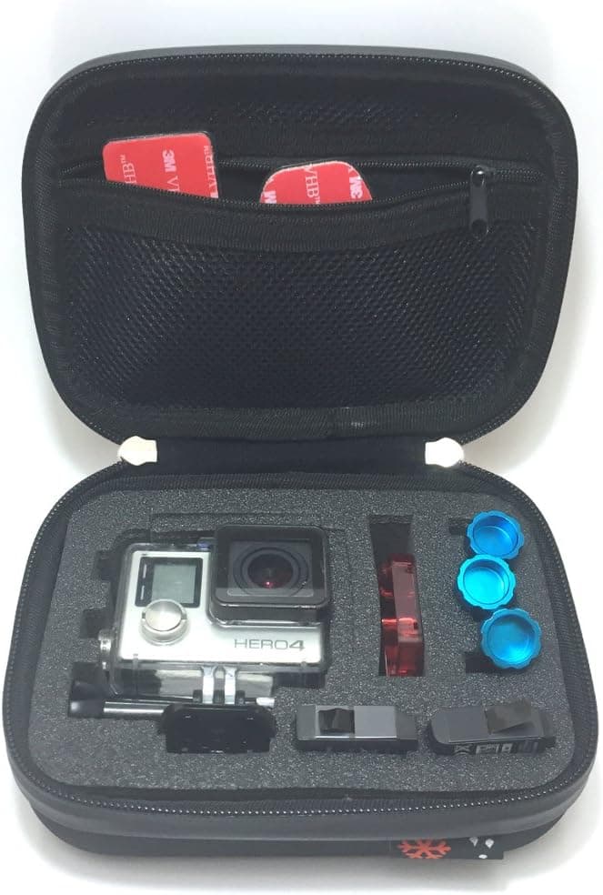 Small Water-Resistant Shockproof Carry Case for GoPro HERO Cameras