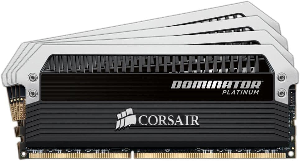 Corsair Dominator Platinum 32GB (4x8GB) DDR3 2400 MHz (PC3-19200) Desktop Memory CMD32GX3M4A2400C10
