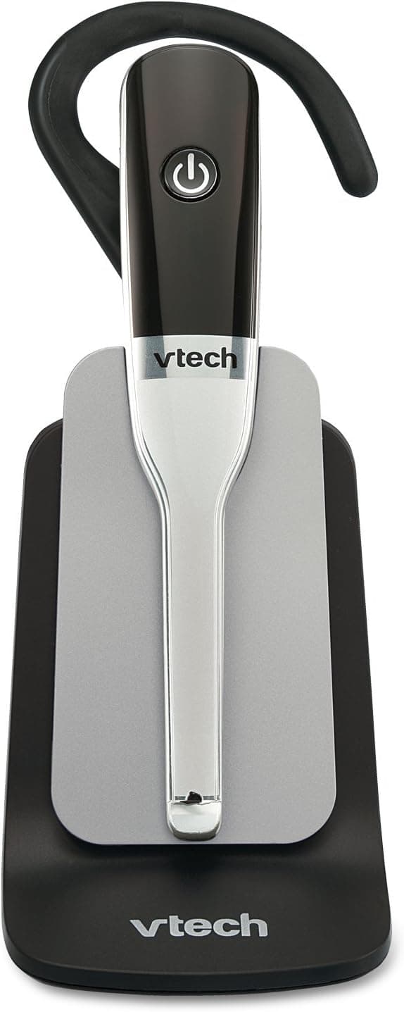 VTech IS6100 DECT 6.0 Cordless Headset, Silver/Black, 1 Accessory Headset
