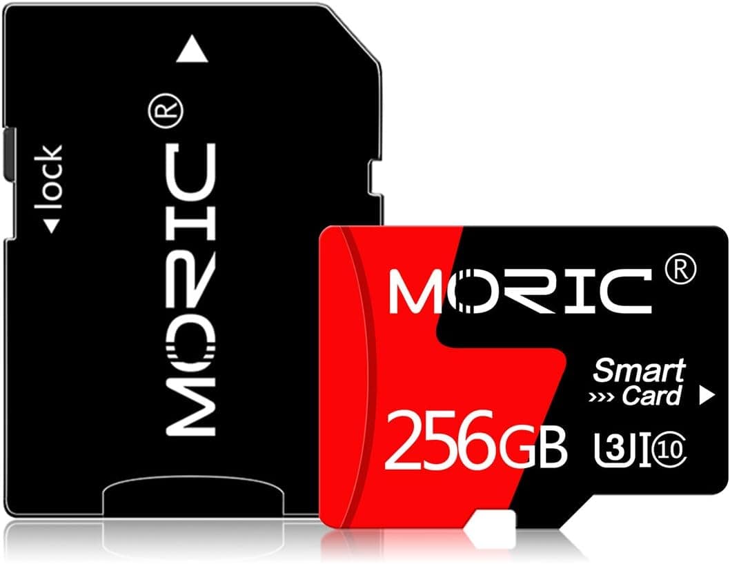 256GB Micro SD Card High Speed Class 10 SDXC with SD Adapter Designed for Android Smartphones, Tablets and Other Compatible Devices