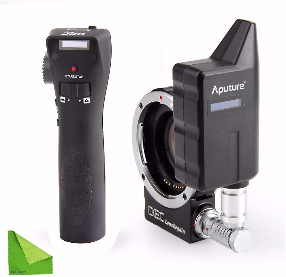Aputure Updated DEC LensRegain for MFT Camera 0.75x Focus Reducing Adapter Telecompressor Optic Reducer Adapter wireless focus controller w/ EACHSHOT Cleaning Cloth
