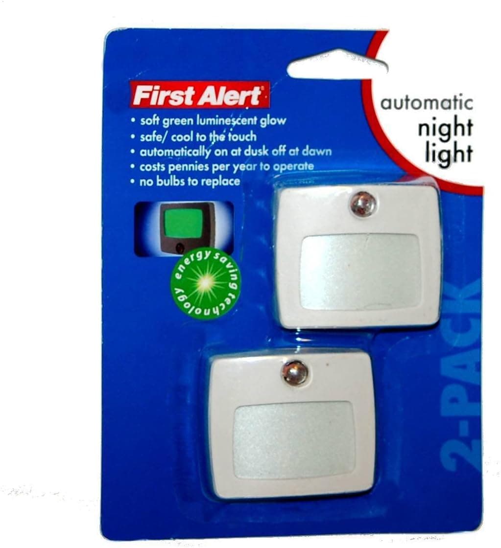 First Alert EL12 Automatic Night Light, 2-Pack