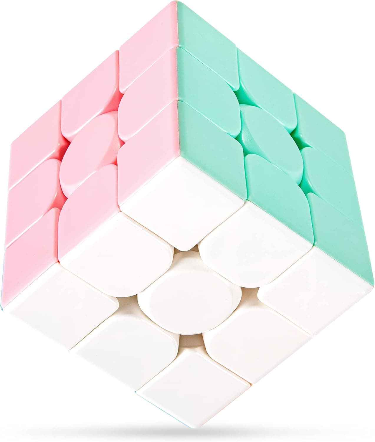 Speed Cube 3x3 Stickerless for Kids and Adults –Smooth and Quick Puzzle Cube – Fun and Entertaining – Develops Motor Skills, Dexterity – Stimulates and Challenges Mind