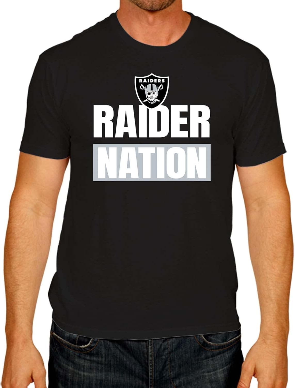 NFL Adult Team Slogan Short Sleeve Lightweight T Shirt, Team Apparel Tee, NFL Gear for Men and Women