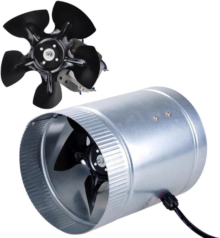 Jm Goods Inc@ 6-Inch 240 CFM Air Duct Inline Hydroponic Booster Fan