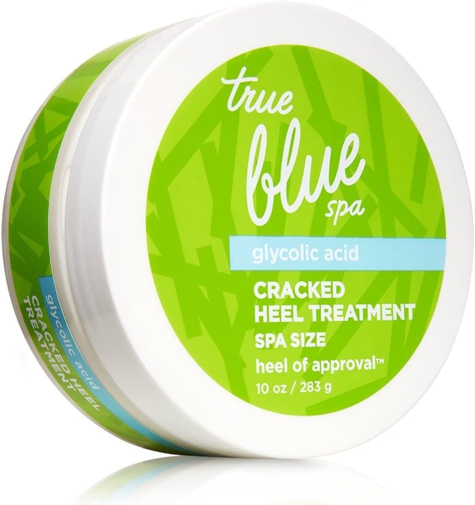 Bath & Body Works True Blue Spa Cracked Heel Treatment Spa Size 10 Oz with Glycolic Acid "Heel of Approval"
