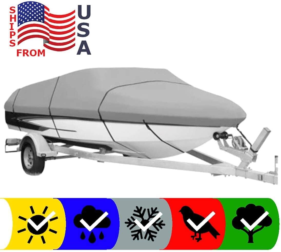 Boat Cover Compatible for CRESTLINER SPORTFISH 1750 O/B 1996 All Weather Protection