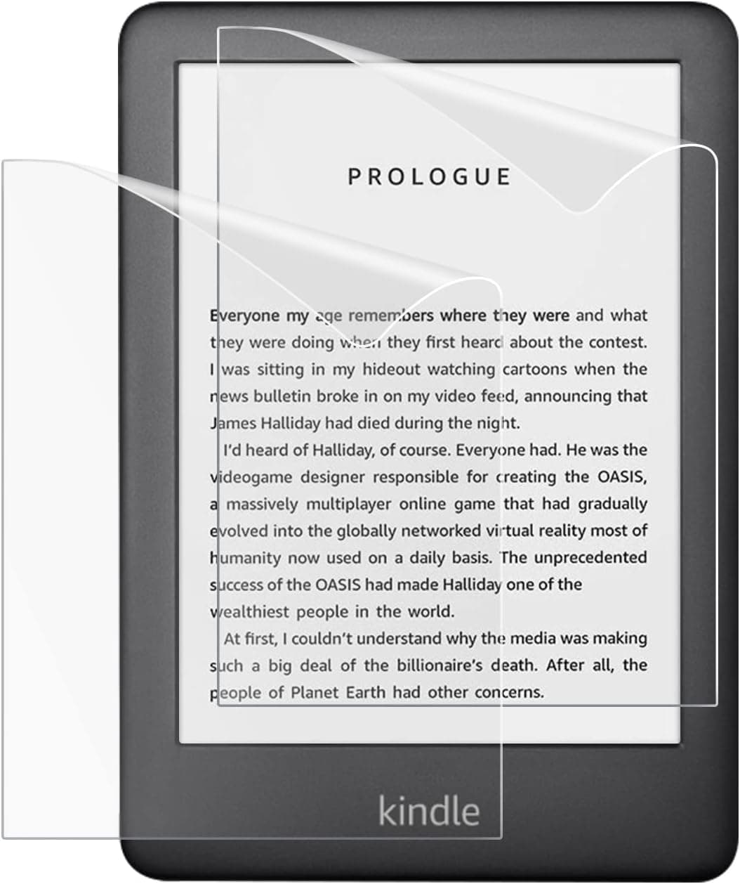 MoKo 2-Pack Anti-Glare Screen Protector for 6" All-New Kindle 11th Generation 2022/10th Generation 2019, Full Coverage Premium PET Protective Film Eye-Caring Matte Screen Protector